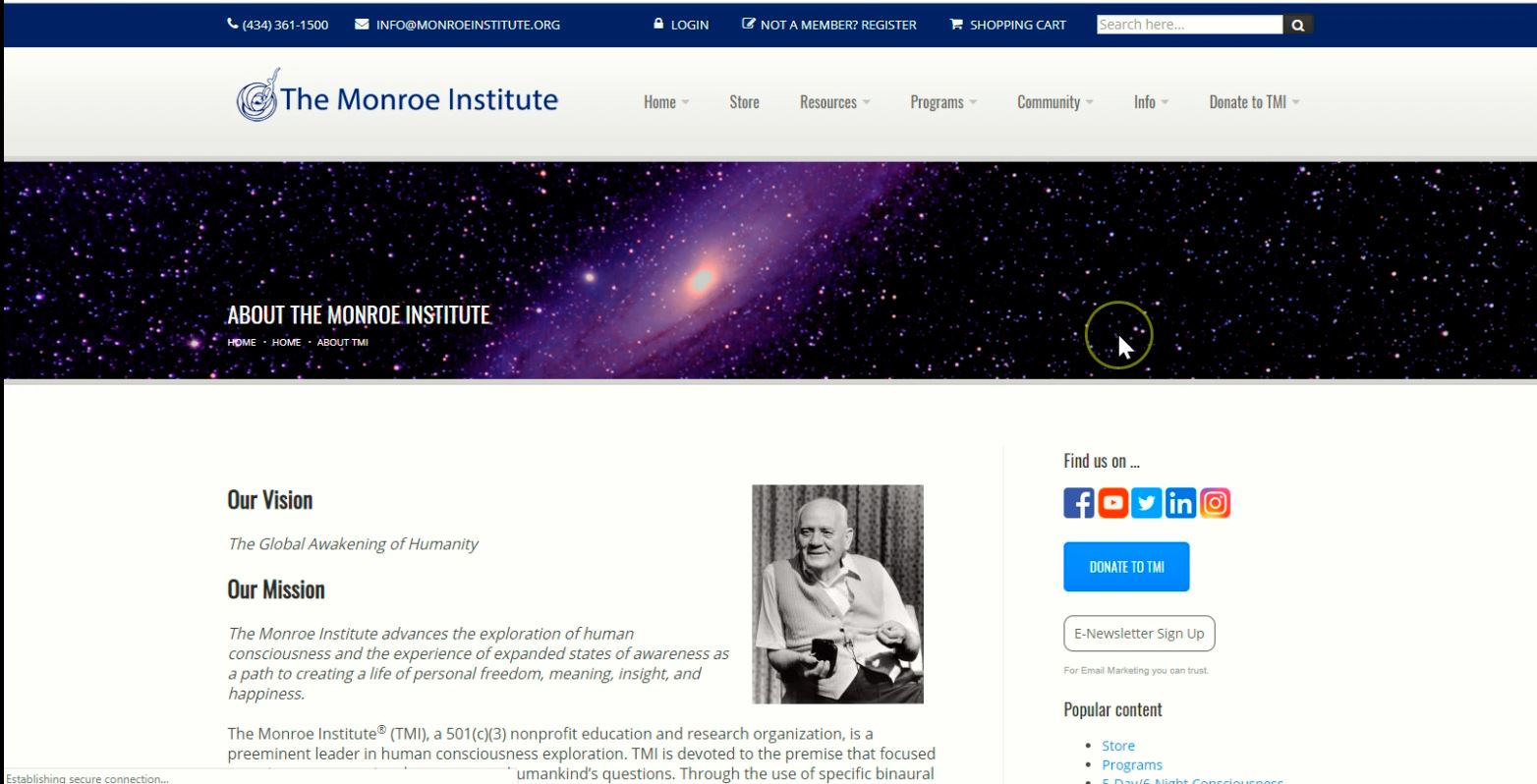 Military Intel and Monroe Institute Gateway Experience 1