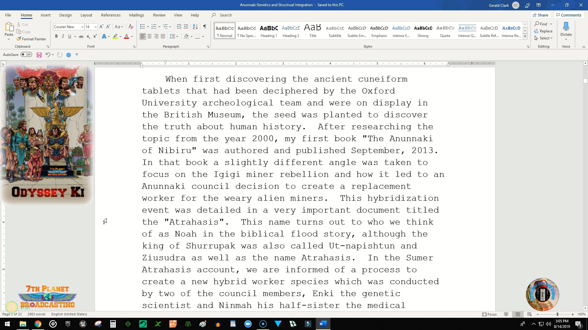 Nibiru, Bipedal Hybrid Mistake, Creeping in the Darkness