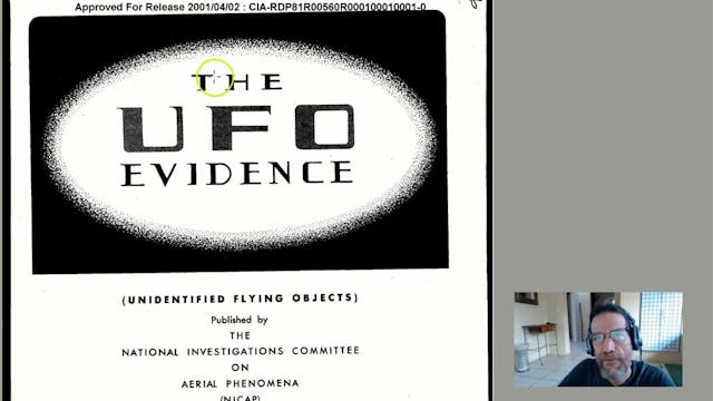 Declassifed UFO Briefing CIA NICAP 1964