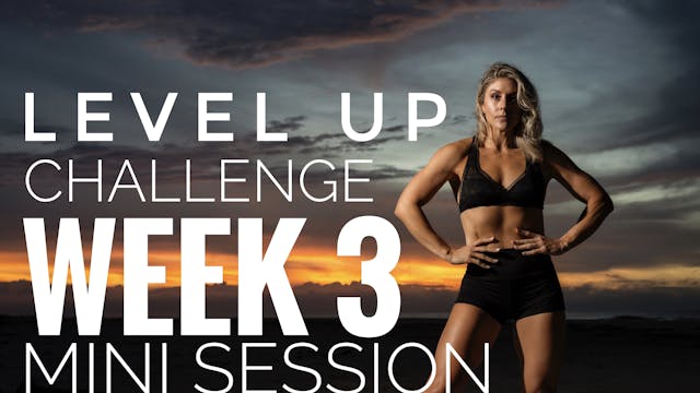 WEEK 3: MINI LEVEL UP CHALLENGE 
