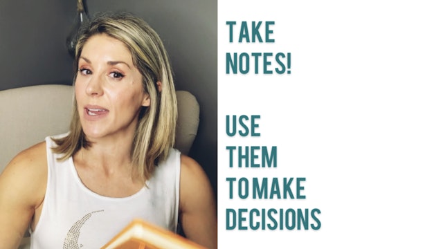 Take Notes to Enhance Decision Making