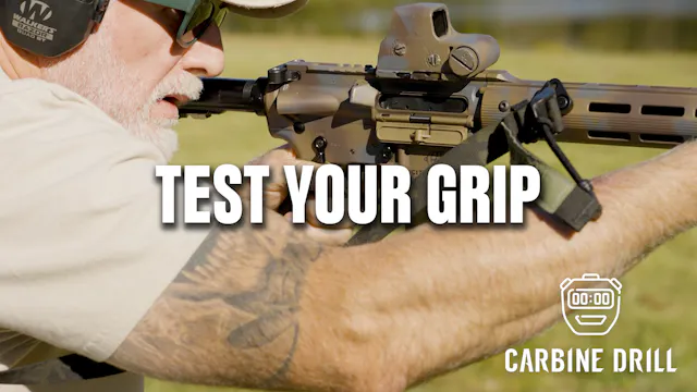 Carbine Grip Drill for Consistent Rounds