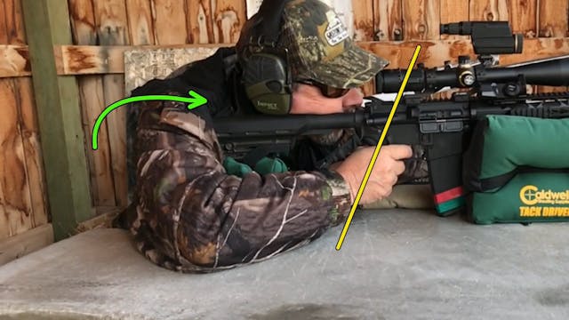 Rifle Shooting Position Bench