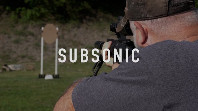 Subsonic Ammunition