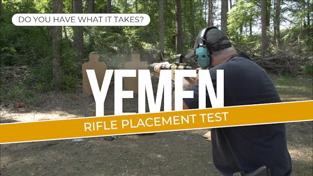 Yemen Rifle Placement Drill: Precisio...