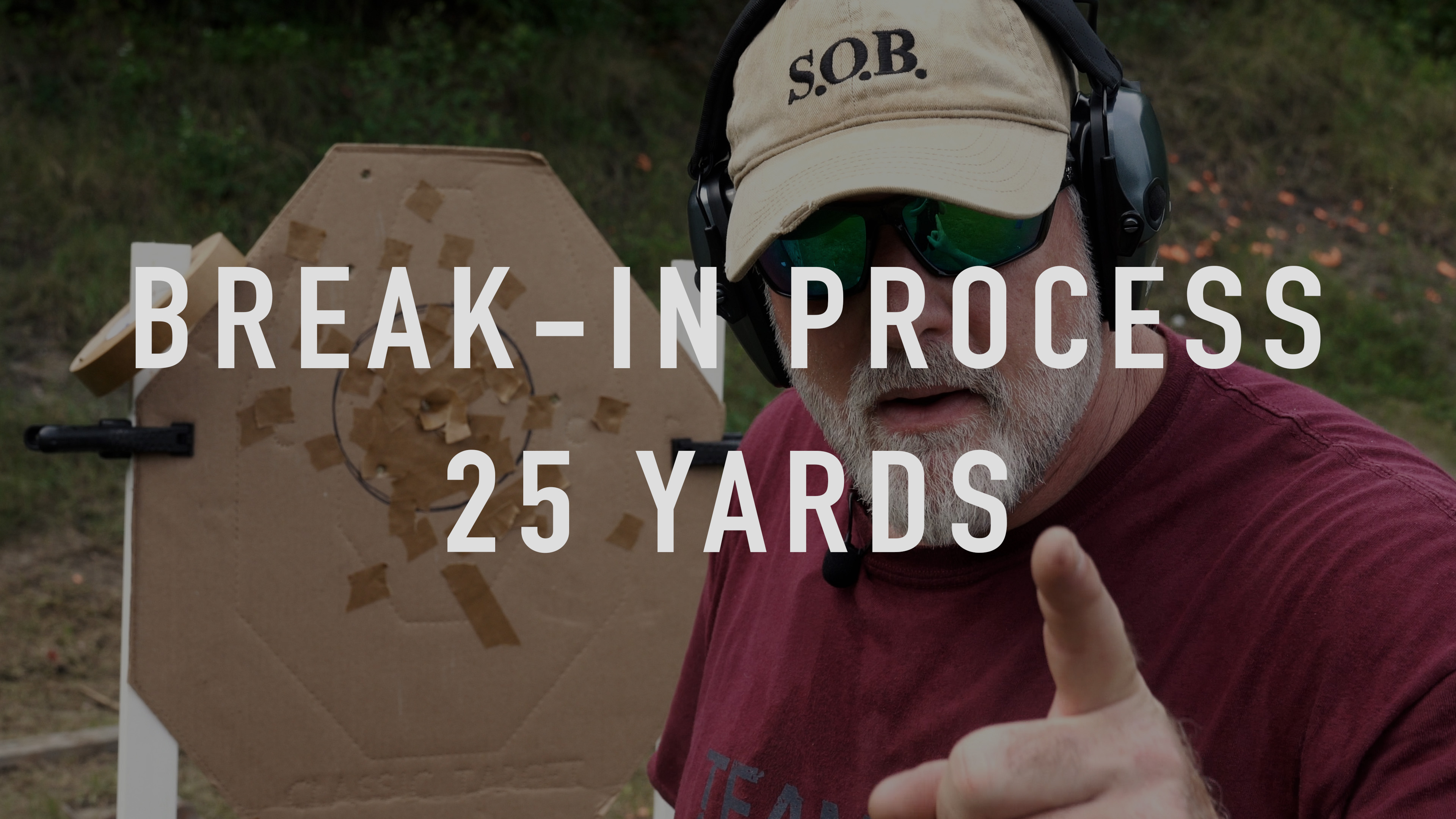 Break-in Process - 25 Yard Placement Test