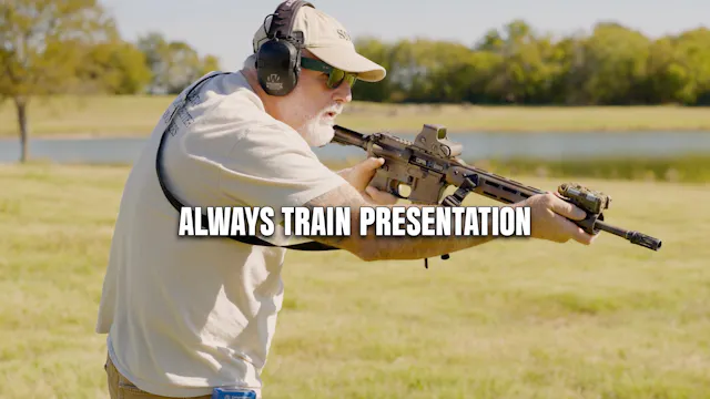 Simple Rifle Presentation Drill