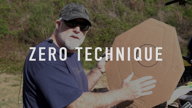 Pistol Zero Technique 