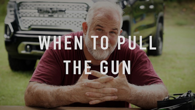 When to Pull the Gun
