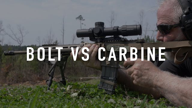 Bolt Guns vs Carbine