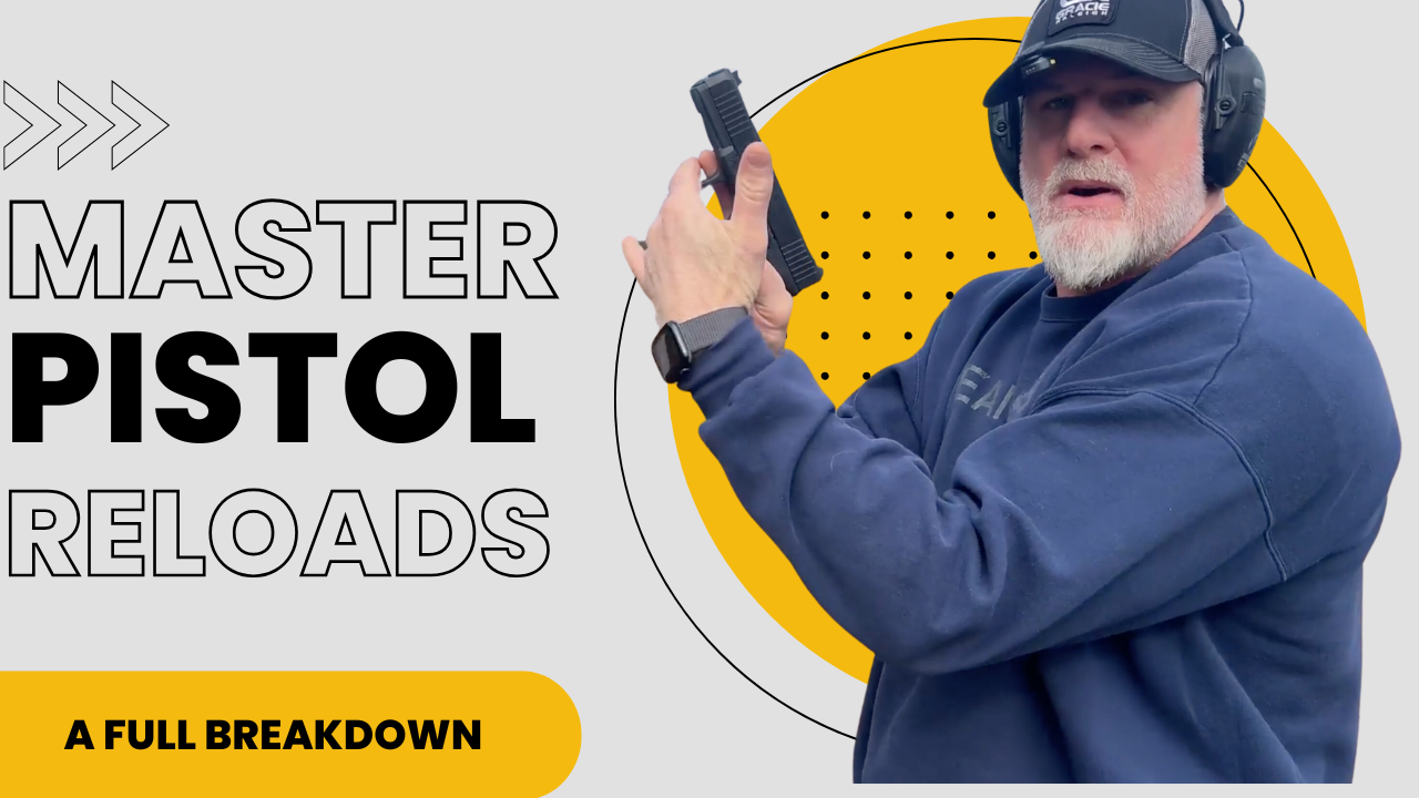 The title is: Pistol Reloads: A Complete Guide