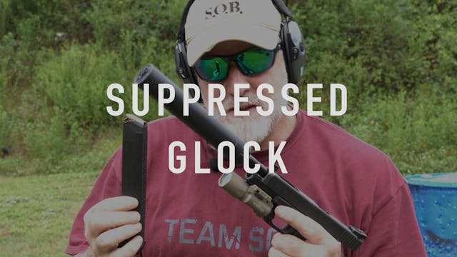 Suppressed Glock