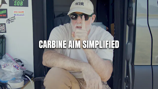 The 3 Components To Aiming The Carbine