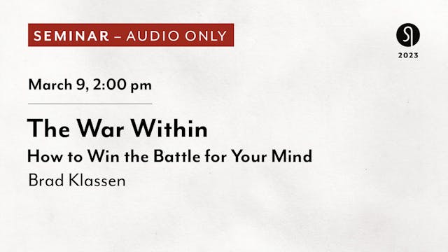 The War Within - Brad Klassen (Audio ...
