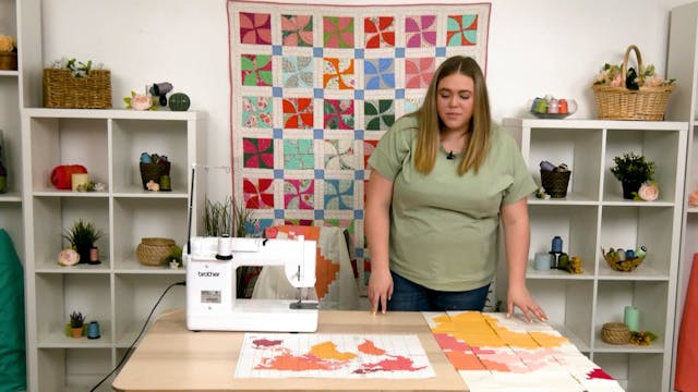 Spring Fling - World Map Quilt - Maddie