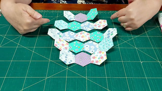 English Paper Piecing - Lickety Split...