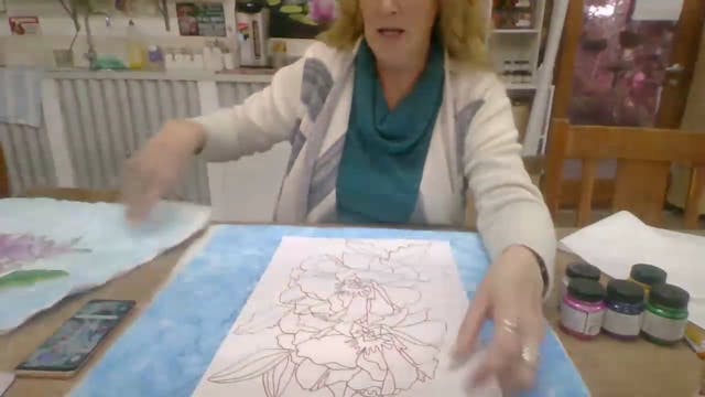 Painted Peonies - Michelle de Groot G...