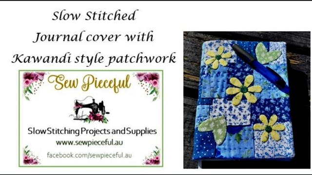 Slow Stitched Journal Cover GICS18 - ...