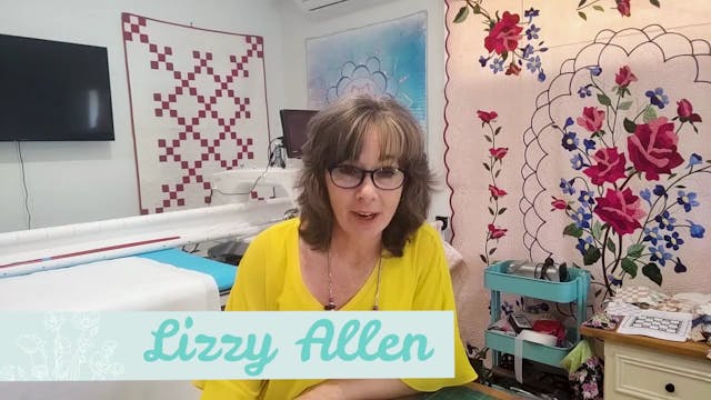 Lizzy Allen Free Motion Feathers Pt 1...