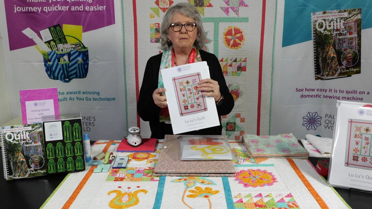 Lulu's Quilt Part 1 Pauline Rogers GICS CraftTV