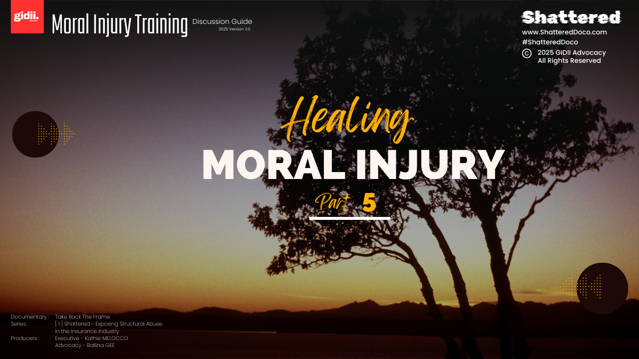 Part 4E: Healing Moral Injury - Training Discussion Guide