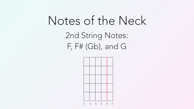 Lesson 19 Notes of the Neck B String ...