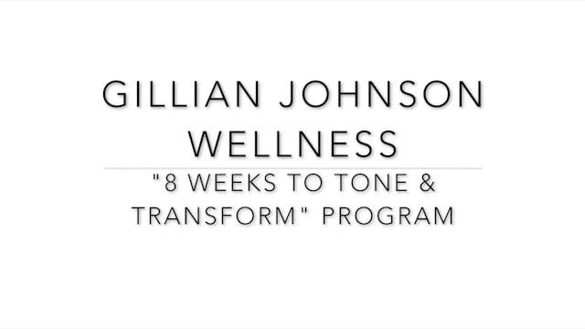 "8 Weeks to Tone & Transform" Program...
