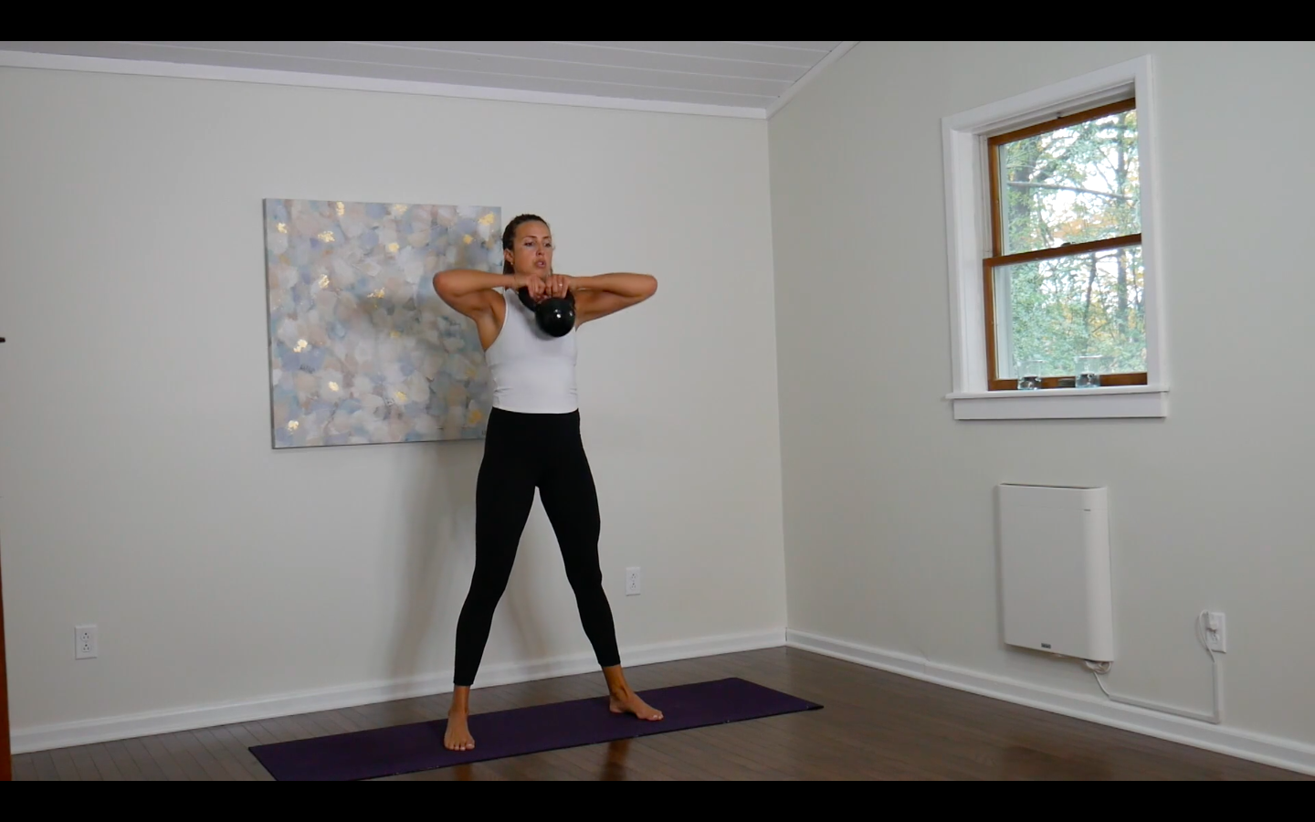 35 Min Full Body Strength - Kettlebell & Band