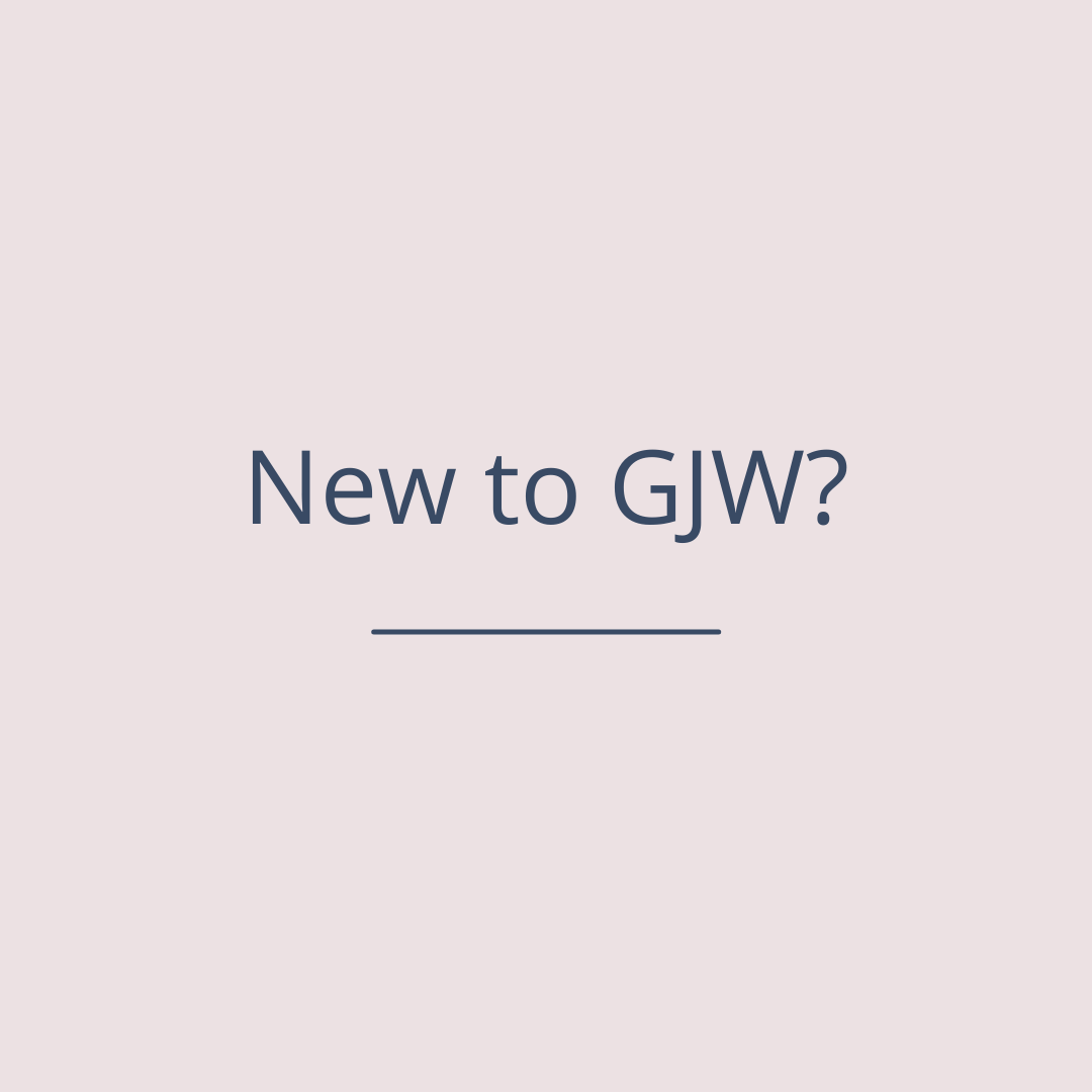 New to GJW? Start Here: