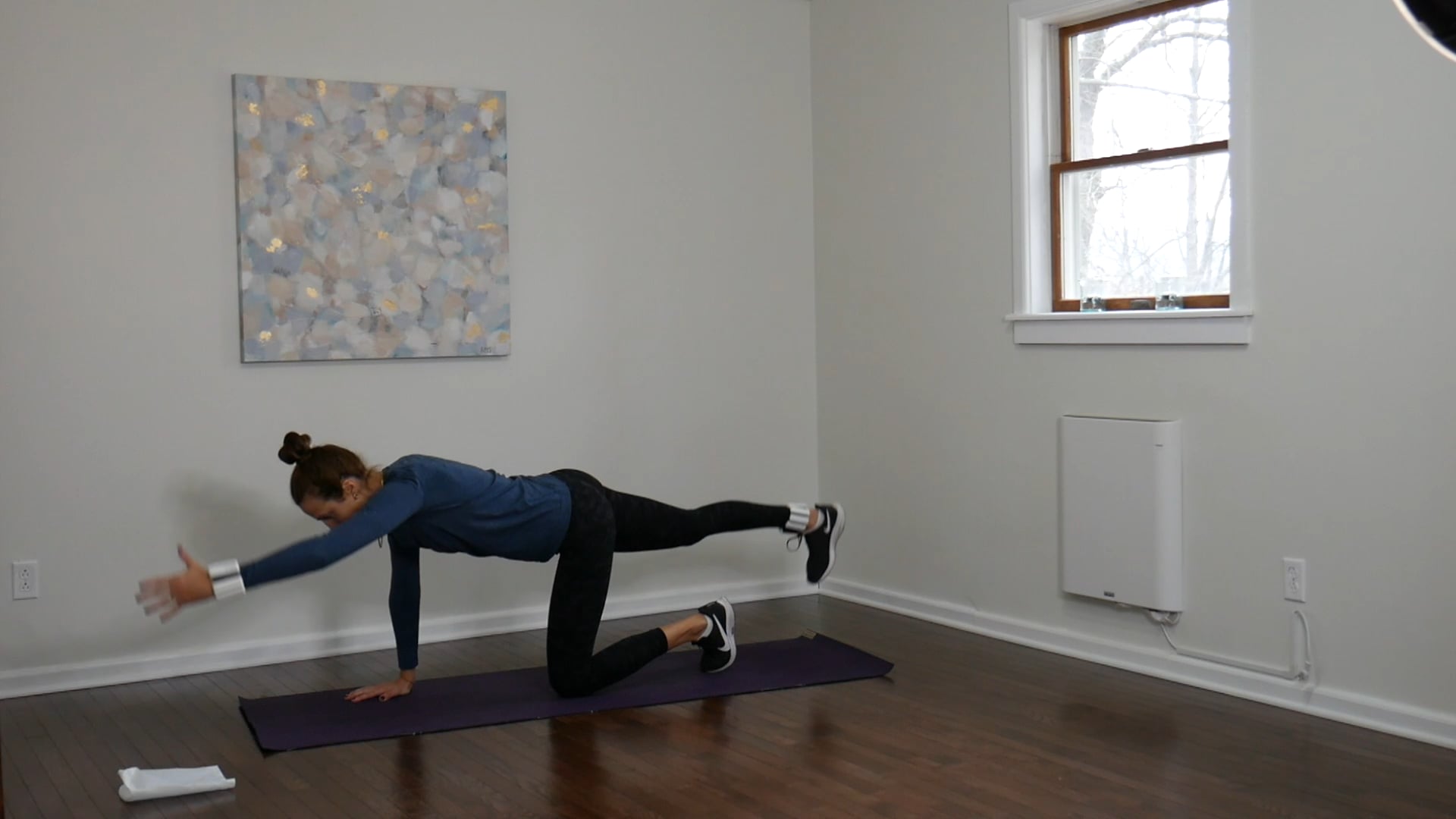 21 Min Glutes & Arms - 1lb Weights & Slider