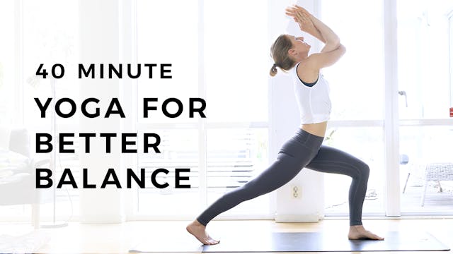 45 MINUTE YOGA FLOW- Become Balance