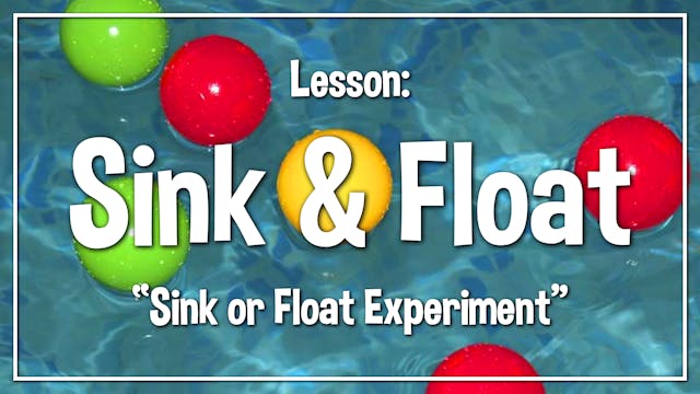 Sink & Float - Lesson 1: "Sink or Flo...