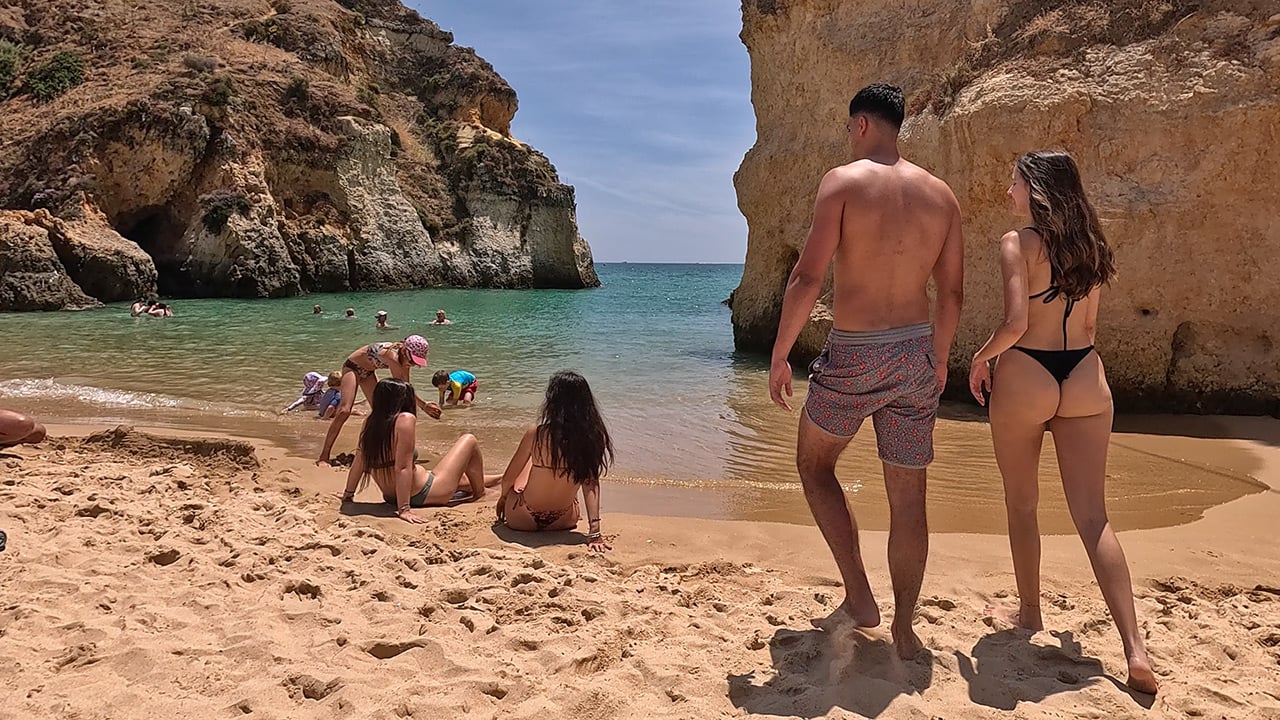 Praia dos tres Irmaos, Algarve, Portugal