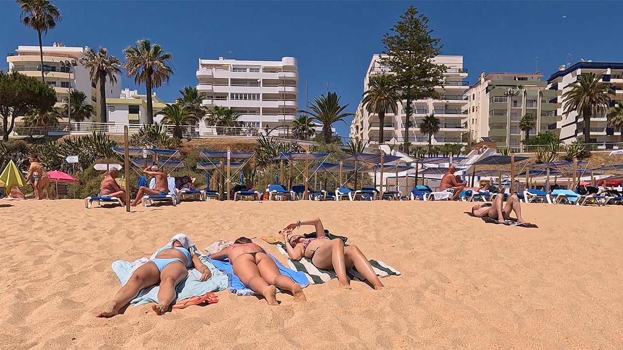 Praia Armacao de Pera, Algarve, Portugal