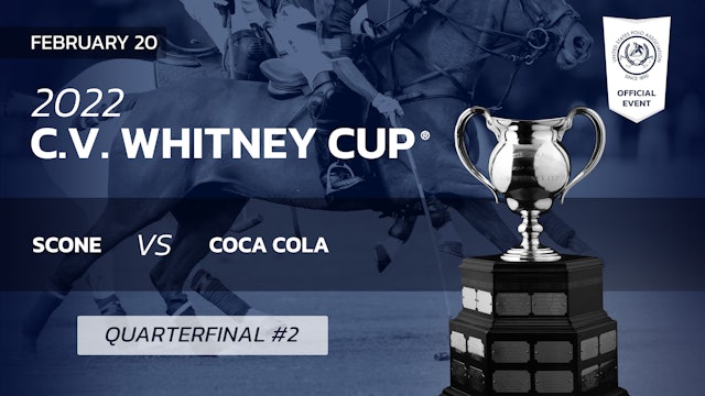 2022 C.V. Whitney Cup - Quarterfinal 2- Scone vs Coca Cola 