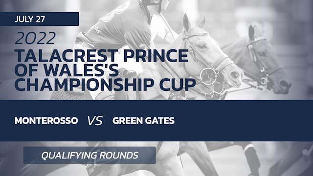 2022 Prince of Wales Championship Cup...