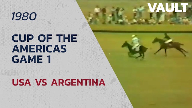 1980 Cup of the Americas  - Game 1 - Argentina - USA