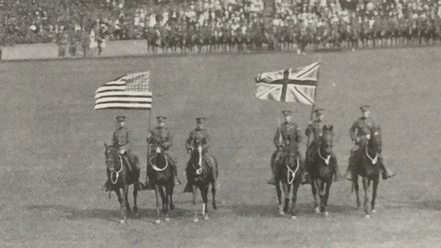 1923 British And American Army Polo Game