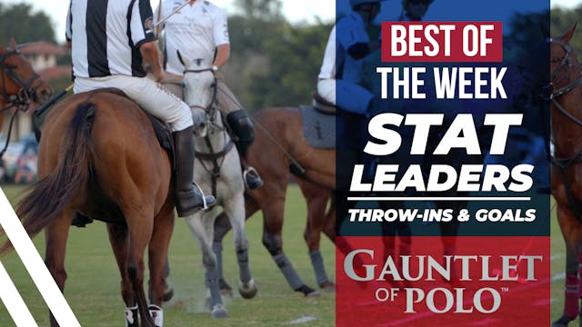 Best of the Week - Stat Leaders 