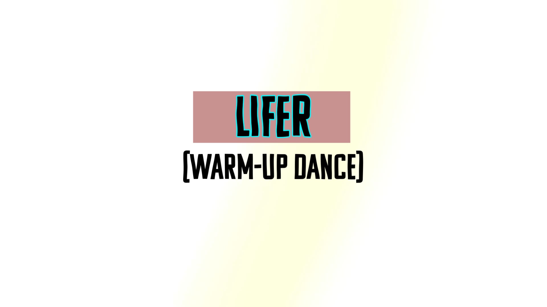 Lifer (Warm Up)