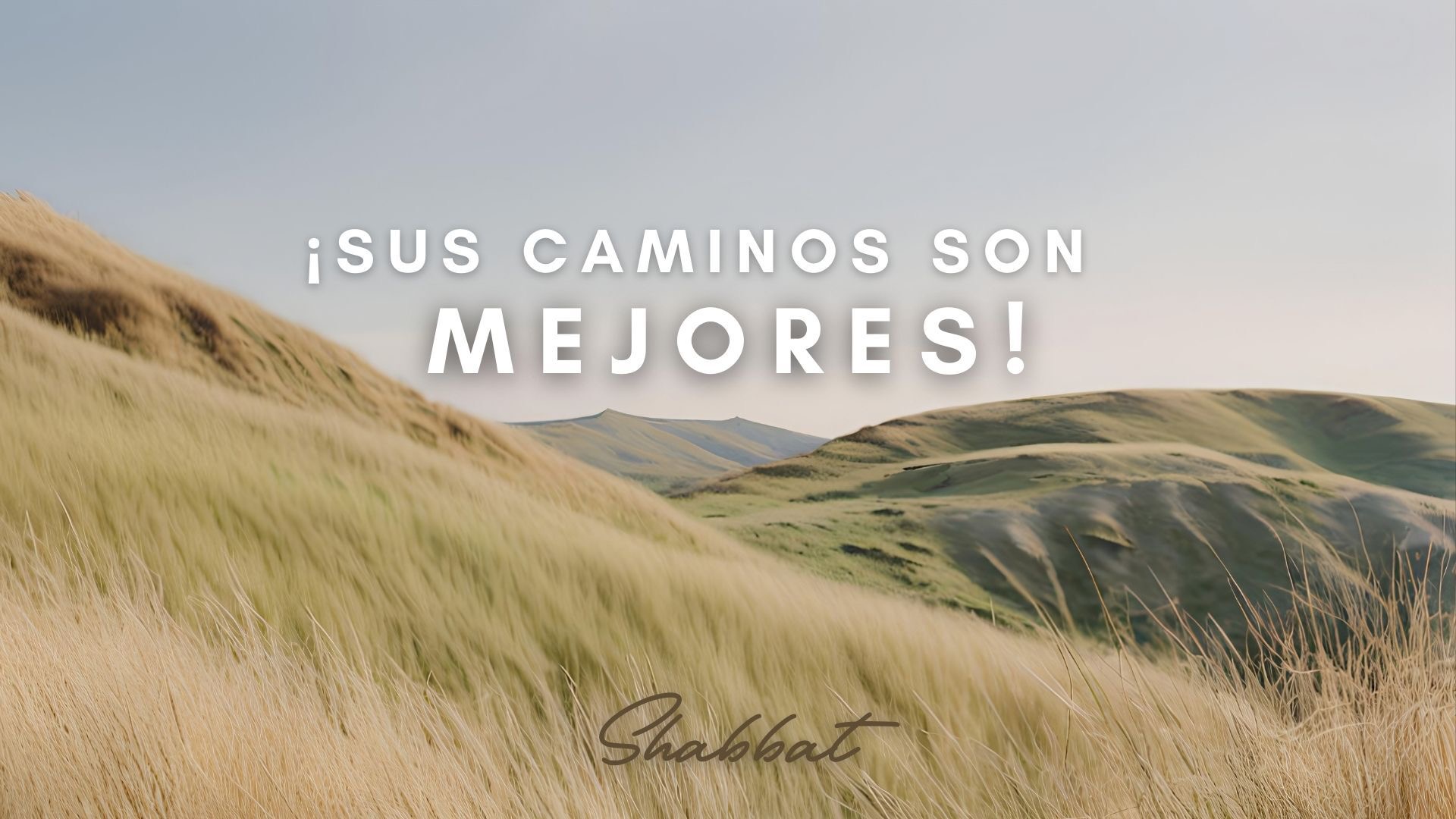 Shabbat: Sus Caminos son Mejores (3/07)