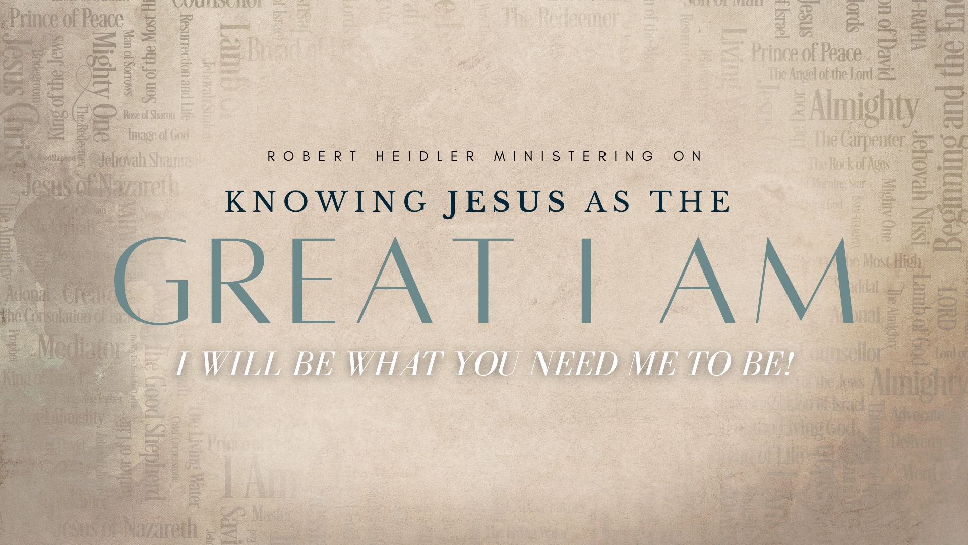 Celebration Service (9/11) - Robert Heidler