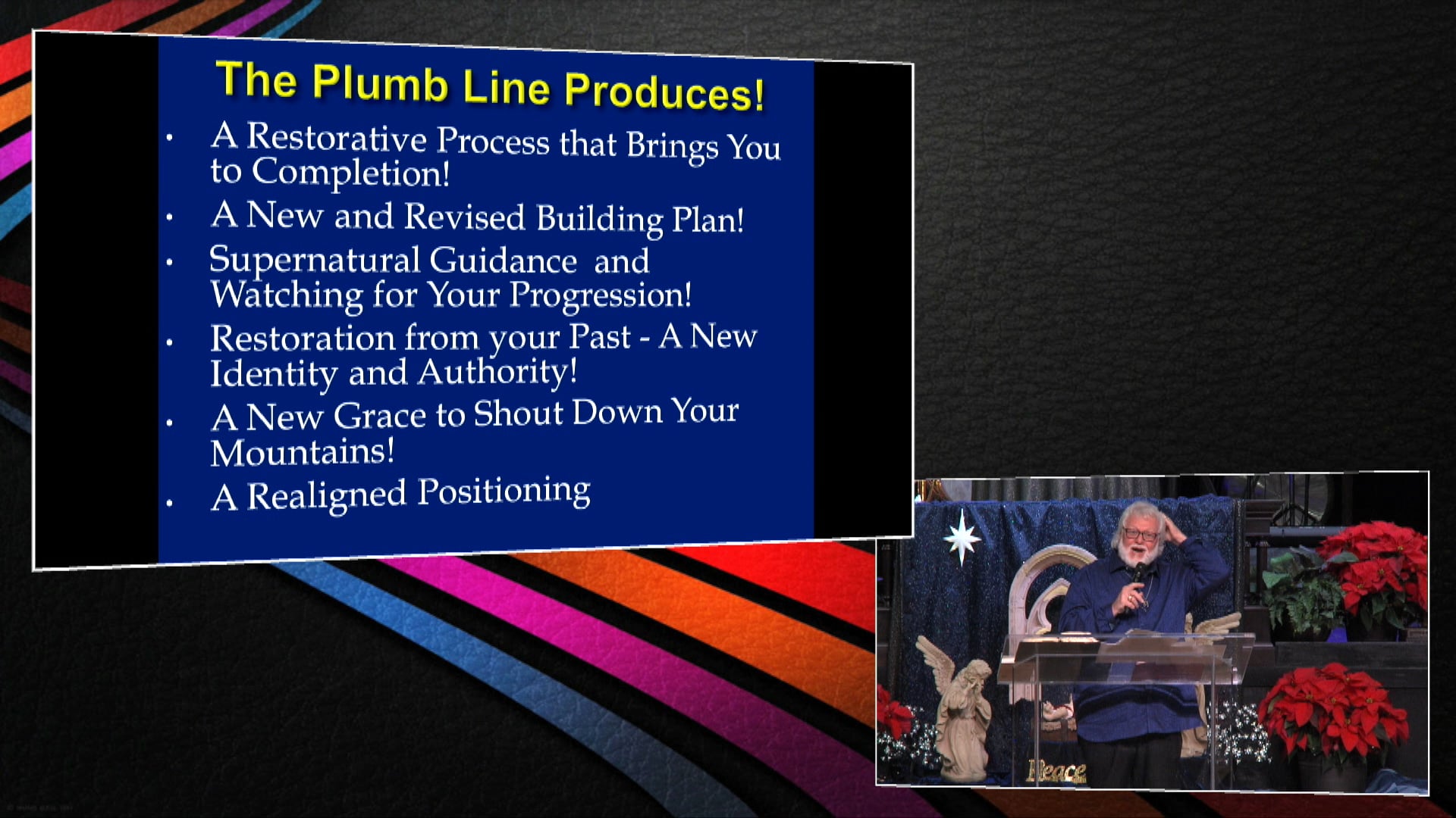 The Plumbline Produces