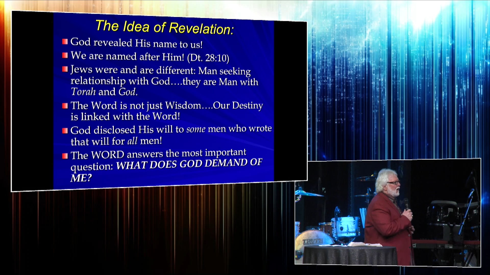 God's Voice Creates Order