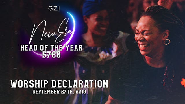 Head of the Year 5780 (9/27) - Worship Declaration