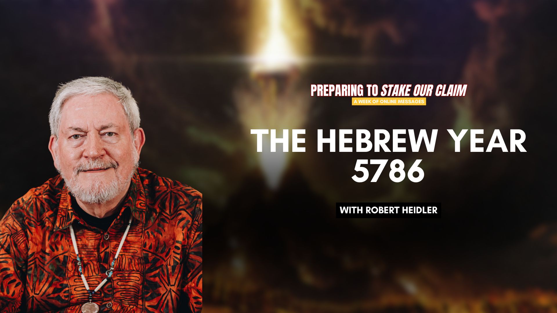 The Hebrew Year 5786 with Robert Heidler (09/24)