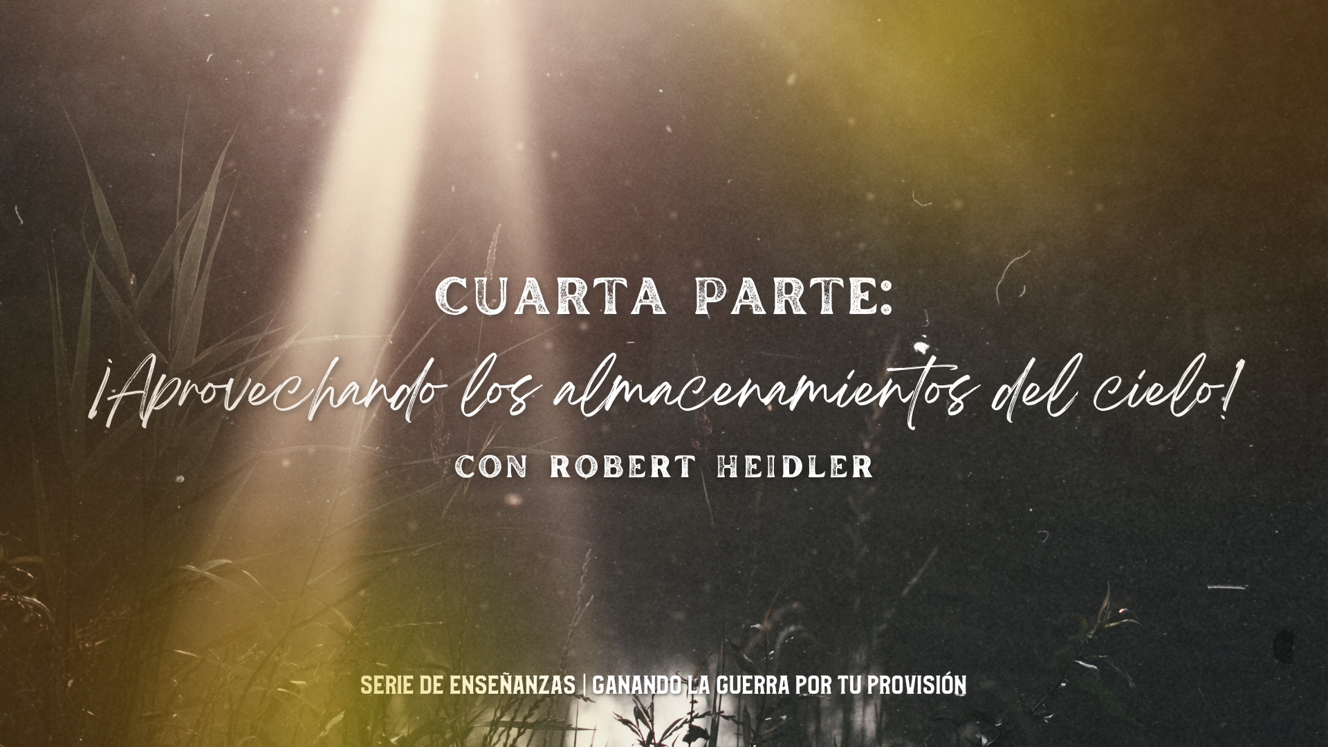 Aprovechando el almacenamientos del Cielo con Robert Heidler (07/25)