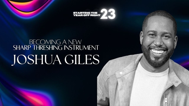 Starting the Year Off Right: Joshua Giles (01/01)