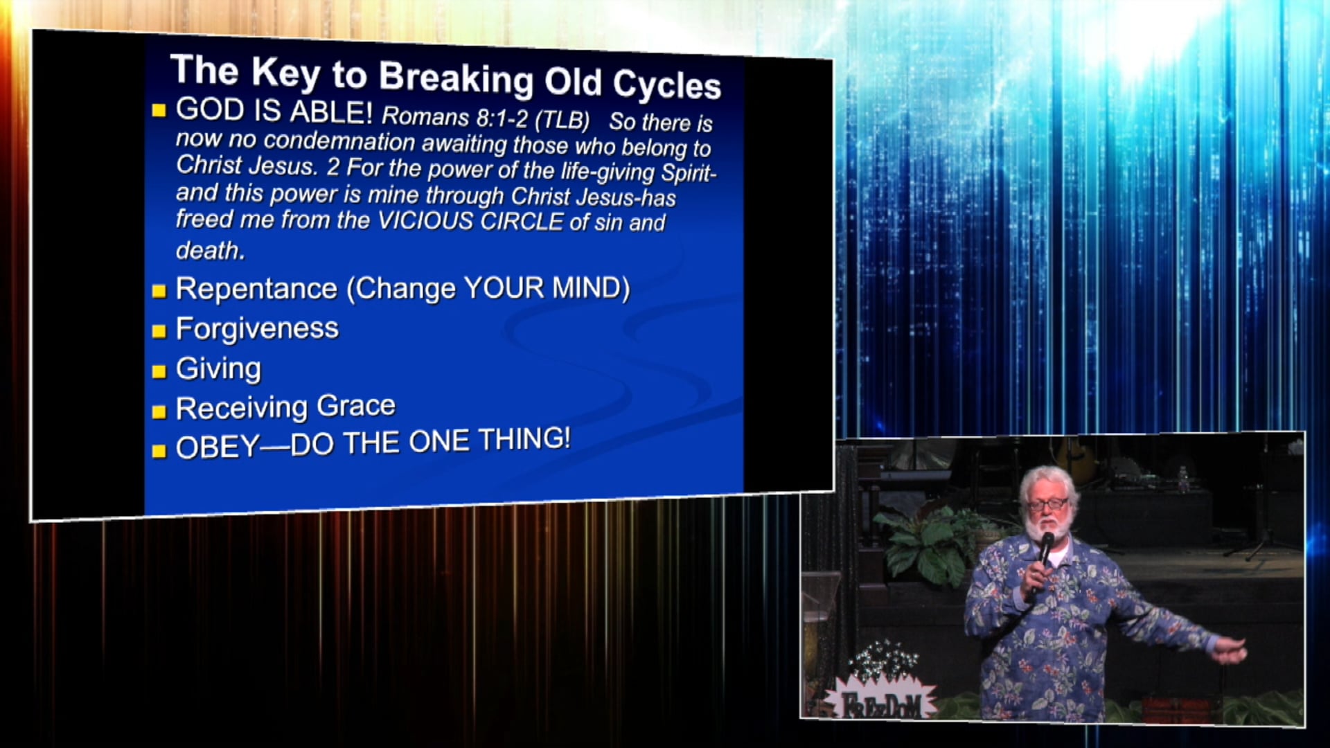 Overcoming Old Cycles