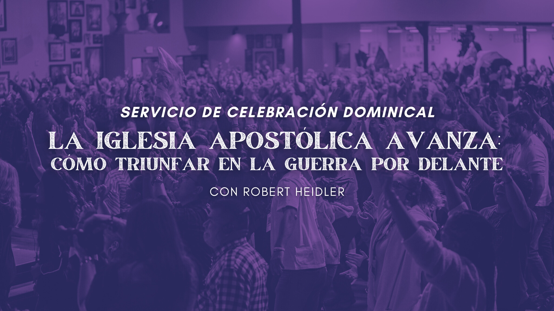 [ESP] Sunday Celebration - Robert Heidler (1/26) 9 AM